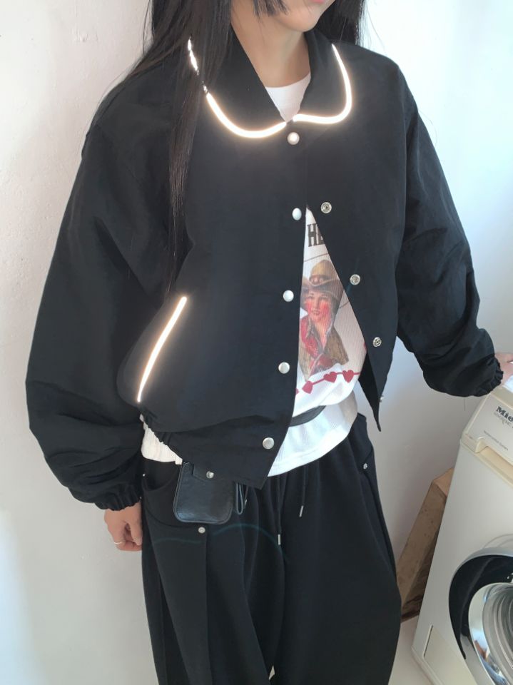 4LEAF韓國直郵㊣女裝新品25春夏熱賣時尚職業人氣休閑推薦夾克4LEAF夾克