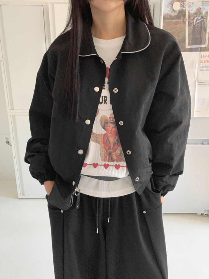 4LEAF韓國直郵㊣女裝新品25春夏熱賣時尚職業人氣休閑推薦夾克4LEAF夾克