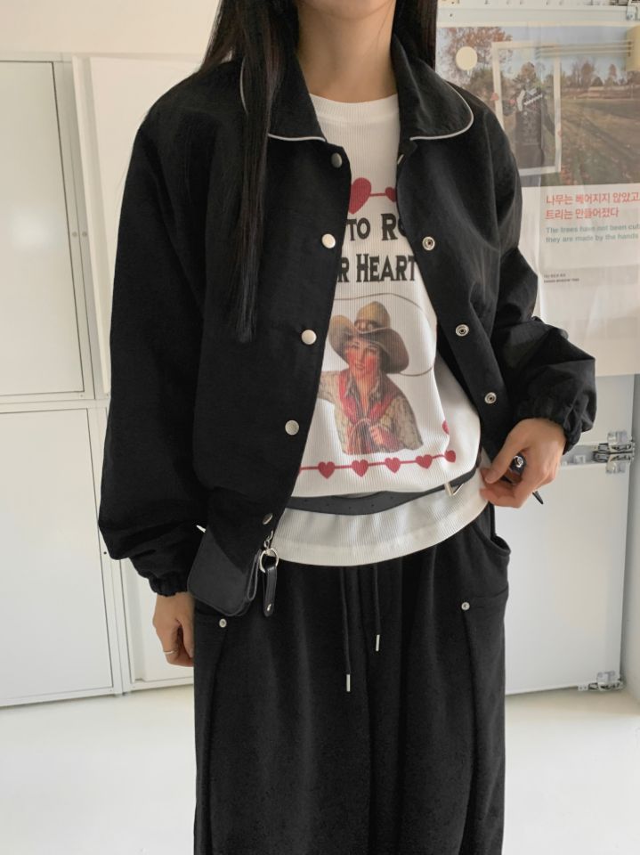 4LEAF韓國直郵㊣女裝新品25春夏熱賣時尚職業人氣休閑推薦夾克4LEAF夾克