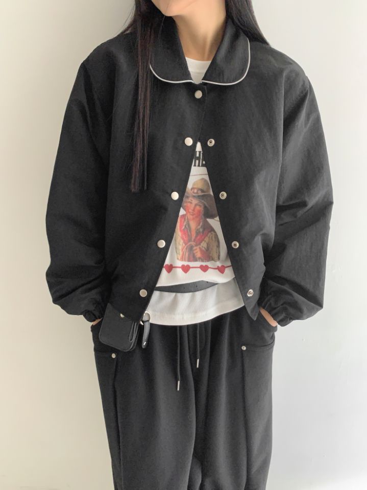 4LEAF韓國直郵㊣女裝新品25春夏熱賣時尚職業人氣休閑推薦夾克4LEAF夾克圖色2