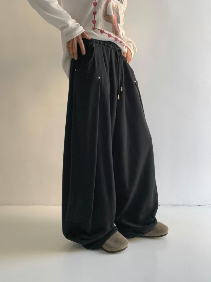 4LEAF韓國直郵㊣女裝新款休閑時尚熱賣25春夏職業人氣休閑褲4LEAF休閑褲