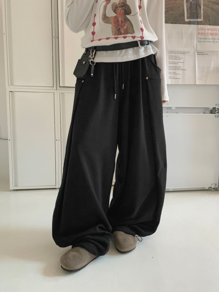 4LEAF韓國直郵㊣女裝新款休閑時尚熱賣25春夏職業人氣休閑褲4LEAF休閑褲圖色2
