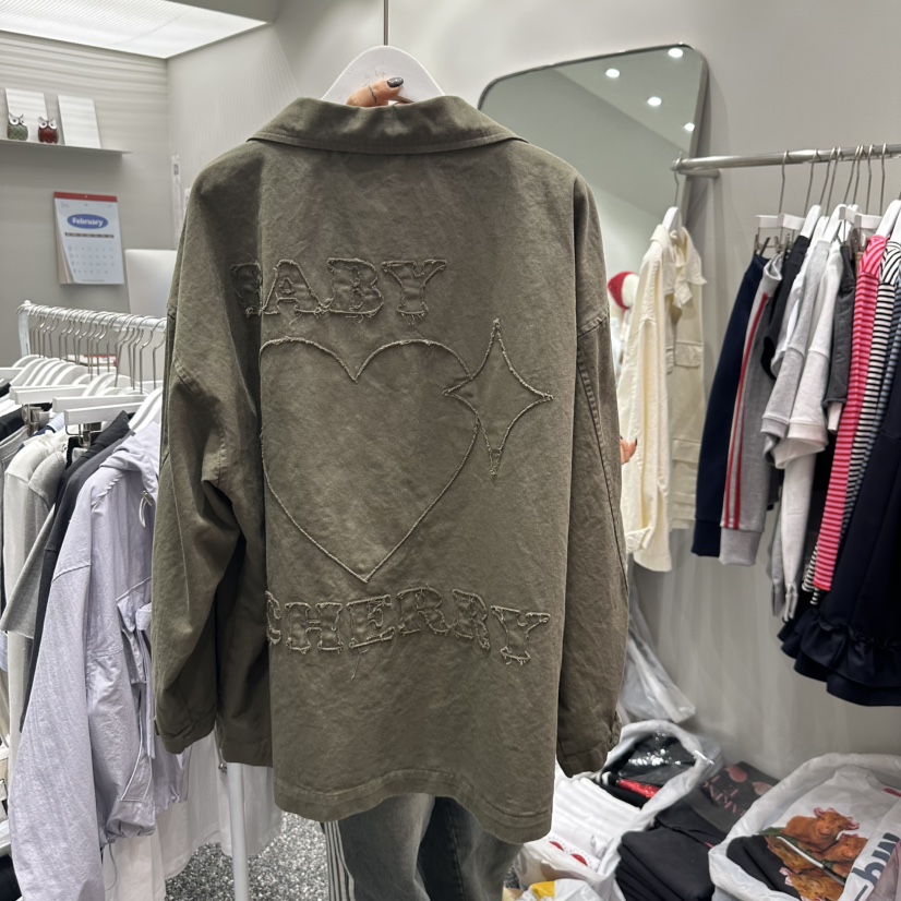 VINTAGE 888直郵韓國代購㊣女裝新款人氣25春夏休閑職業夾克VINTAGE888/TRIPLE EIGHT夾克