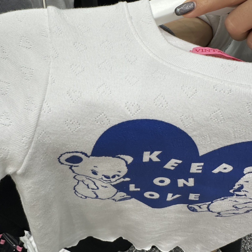 VINTAGE 888韓國直郵㊣女裝新品休閑職業25春夏時尚人氣T恤VINTAGE888/TRIPLE EIGHTT恤