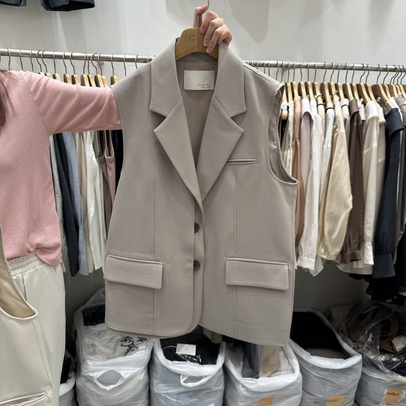 G.I-L韓國㊣直郵東大門代購女裝新品人氣熱賣休閑推薦馬甲G.I-L馬甲