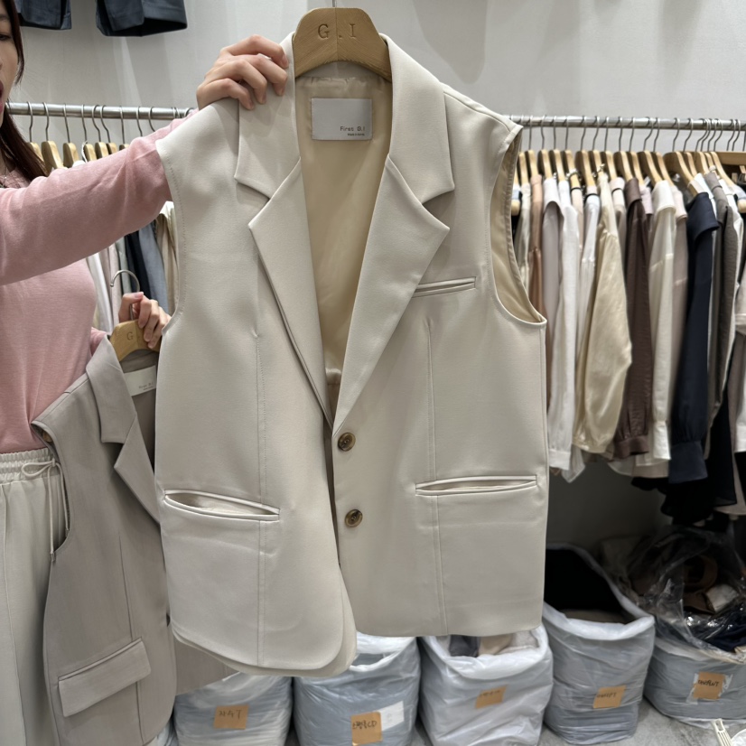 G.I-L韓國㊣直郵東大門代購女裝新品人氣熱賣休閑推薦馬甲G.I-L馬甲圖色2