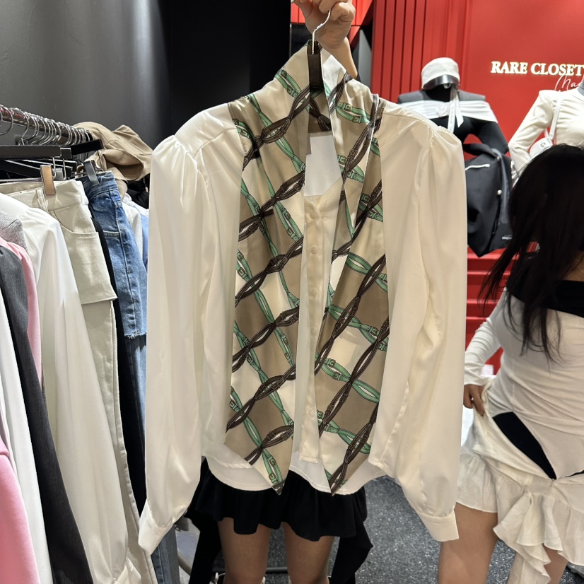 RARE CLOSET直郵韓國代購㊣女裝新款休閑推薦熱賣襯衫蕾絲衫RARE CLOSET襯衫/蕾絲衫圖色2