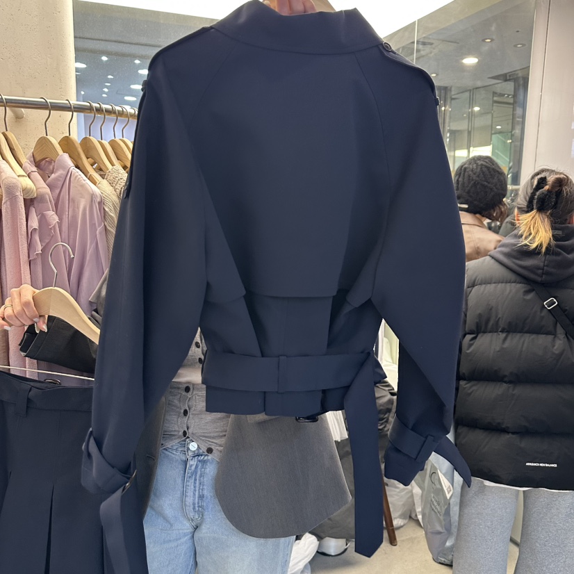 FOUNDATION韓國㊣直郵東大門代購女裝新品人氣職業夾克含腰帶FOUNDATION夾克