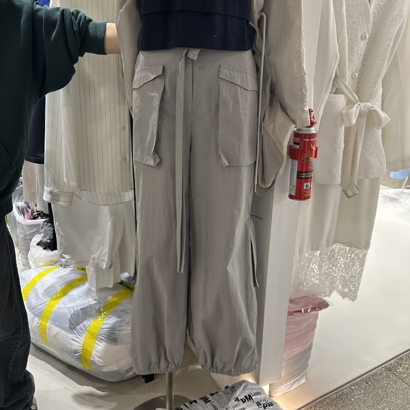 GREEK直郵韓國代購㊣女裝新品25春夏休閑熱賣推薦休閑褲含腰帶GREEK休閑褲圖色3