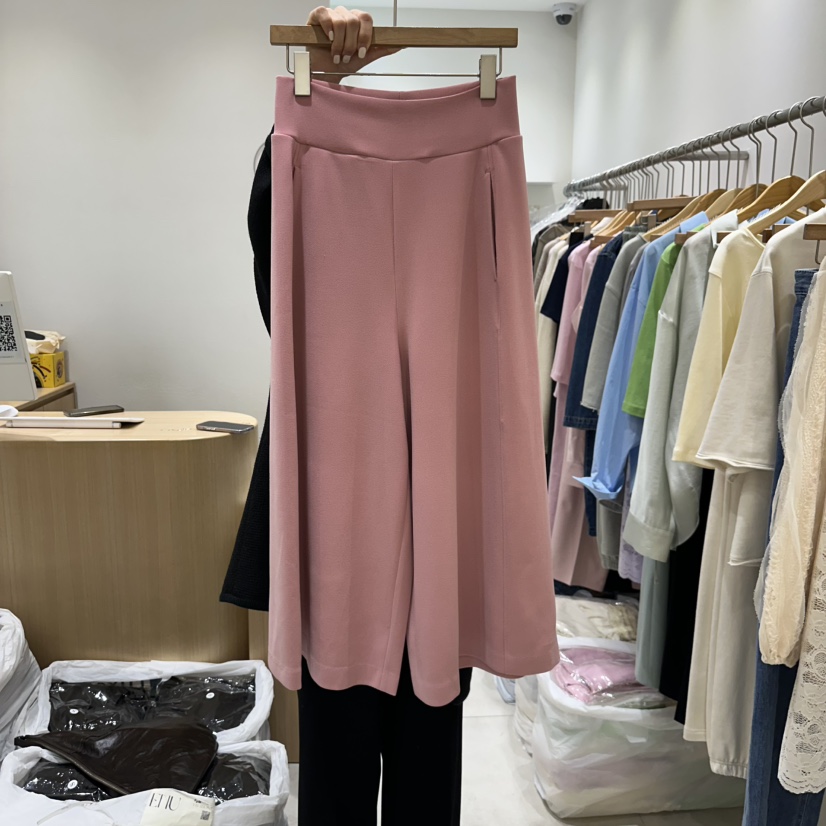 EN.U韓國㊣直郵東大門代購女裝新品25春夏人氣推薦休閑休閑褲EN.U休閑褲圖色1