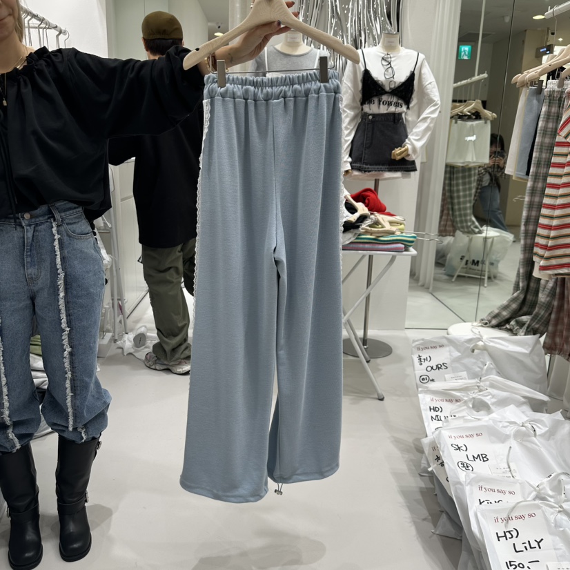 IF YOU SAY SO韓國直郵㊣東大門實拍女裝新品25春夏休閑褲IF YOU SAY SO休閑褲