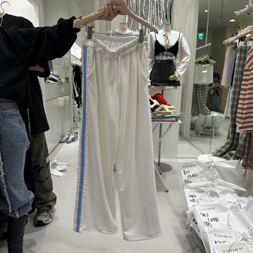 IF YOU SAY SO韓國直郵㊣東大門實拍女裝新品25春夏休閑褲IF YOU SAY SO休閑褲圖色2