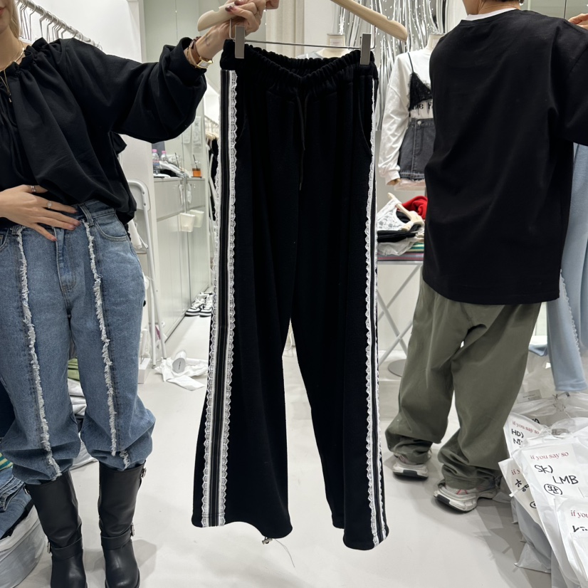 IF YOU SAY SO韓國直郵㊣東大門實拍女裝新品25春夏休閑褲IF YOU SAY SO休閑褲圖色3