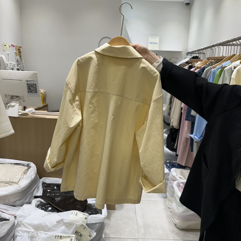EN.U韓國直郵㊣東大門實拍女裝新品人氣熱賣25春夏時尚夾克EN.U夾克