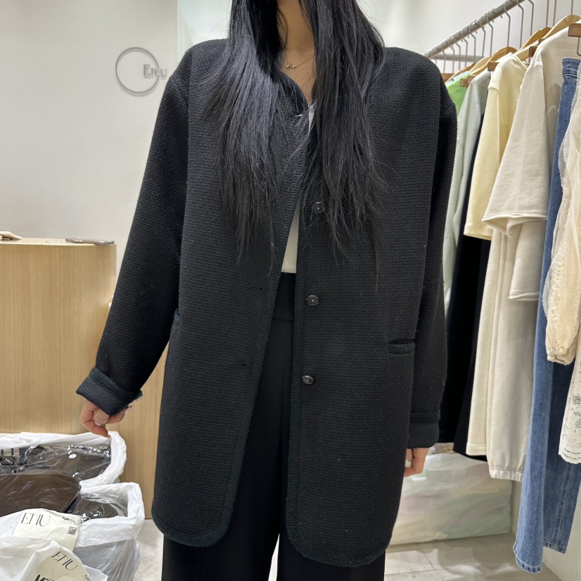 EN.U韓國直郵㊣女裝新品推薦職業時尚熱賣人氣25春夏休閑夾克EN.U夾克圖色2