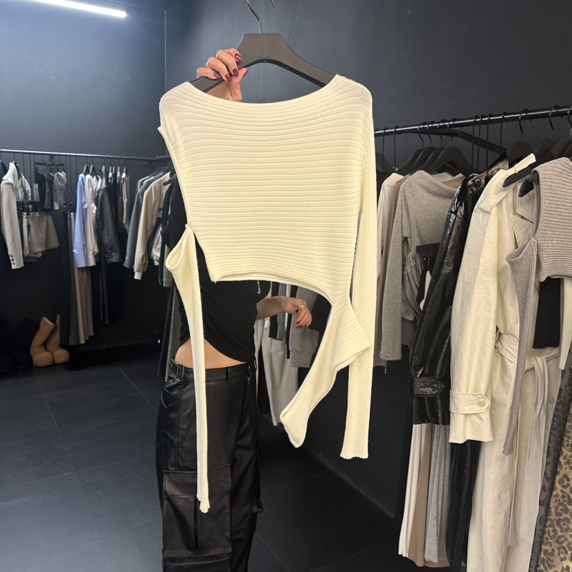 PROJECT WAVE-P韓國直郵㊣女裝新品25春夏熱賣職業針織衫PROJECT WAVE針織衫圖色1