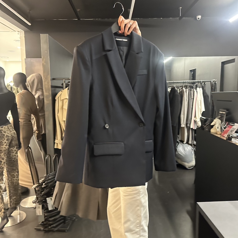 PROJECT WAVE-P韓國㊣直郵東大門代購女裝新品25春夏夾克修身PROJECT WAVE夾克圖色2