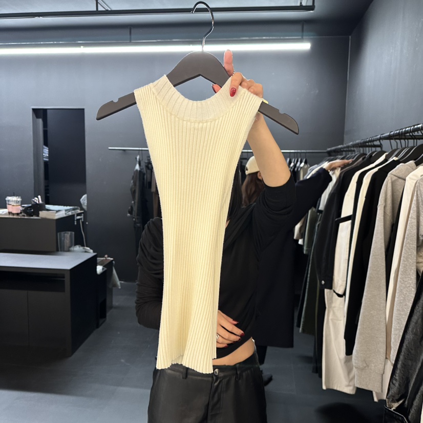 PROJECT WAVE-P韓國㊣直郵東大門代購女裝新款休閑吊帶背心PROJECT WAVE吊帶/背心圖色1