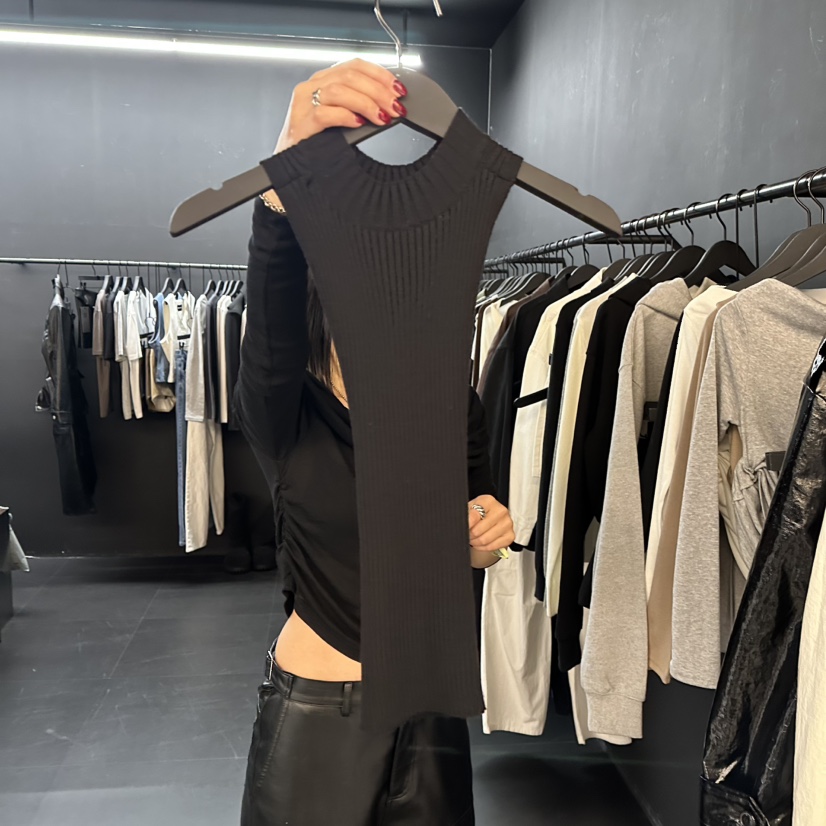 PROJECT WAVE-P韓國㊣直郵東大門代購女裝新款休閑吊帶背心PROJECT WAVE吊帶/背心圖色3