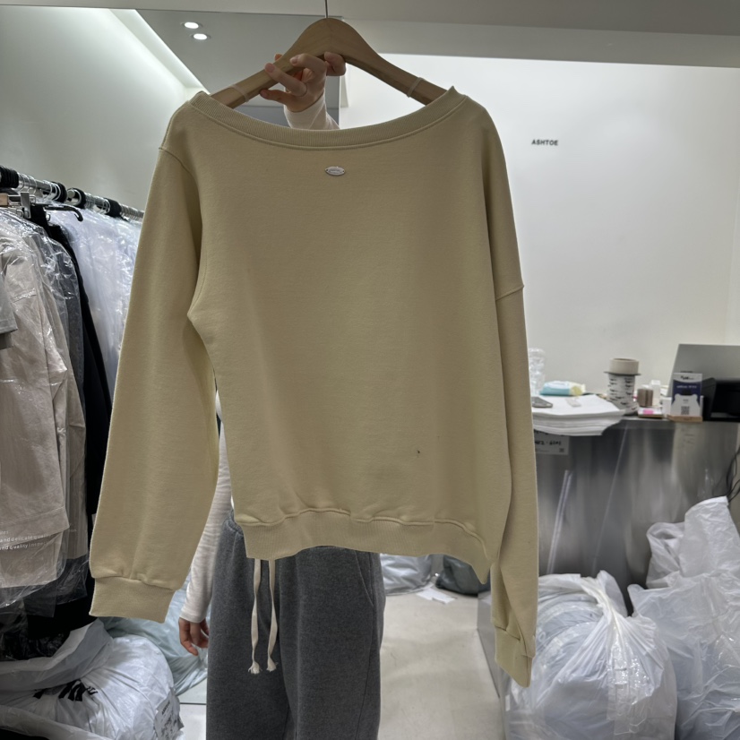 ASHTOE韓國直郵㊣女裝新品人氣時尚職業休閑熱賣25春夏衛衣ASHTOE衛衣
