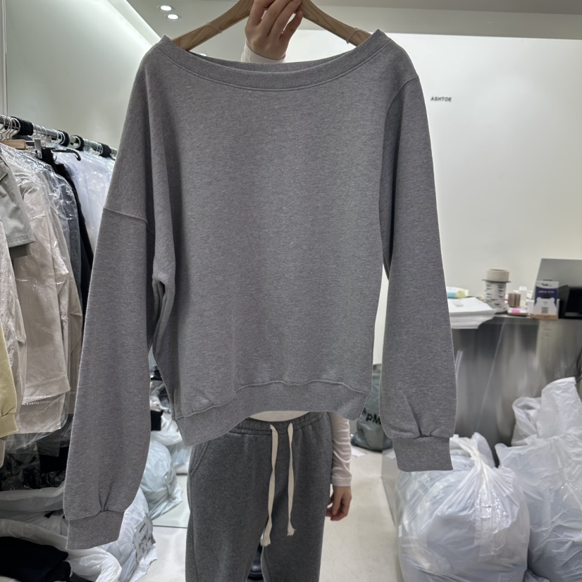 ASHTOE韓國直郵㊣女裝新品人氣時尚職業休閑熱賣25春夏衛衣ASHTOE衛衣圖色2