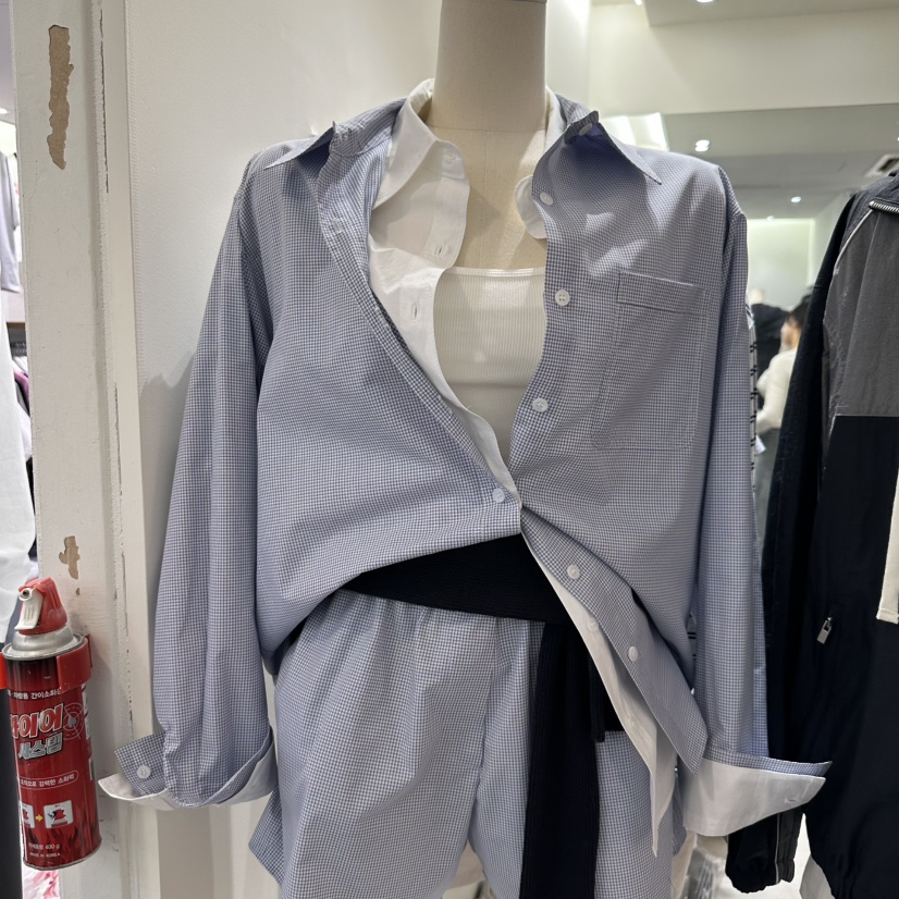 ASHTOE韓國㊣直郵東大門代購女裝新品25春夏人氣襯衫蕾絲衫ASHTOE襯衫/蕾絲衫圖色1