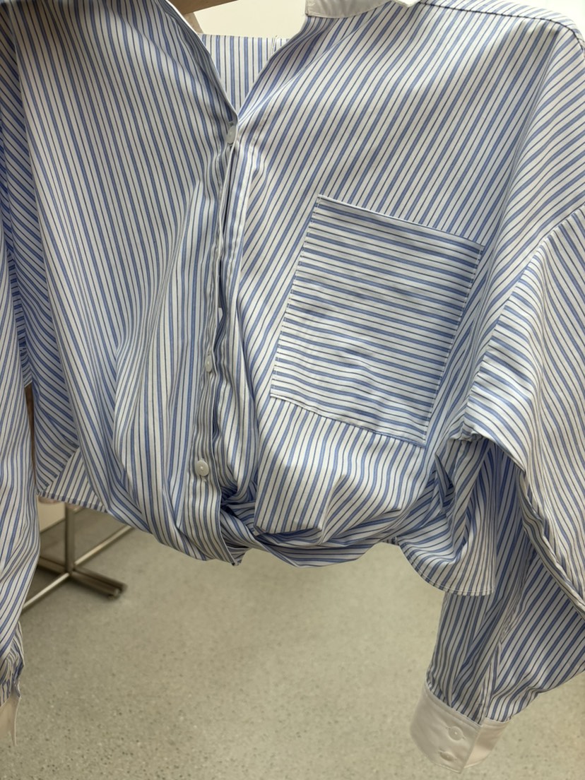 JUJU直郵韓國代購㊣女裝新品休閑熱賣人氣時尚25春夏襯衫蕾絲衫JUJU襯衫/蕾絲衫