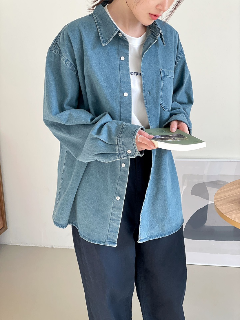 EMAR韓國直郵㊣東大門實拍女裝新款熱賣人氣推薦襯衫蕾絲衫EMAR襯衫/蕾絲衫