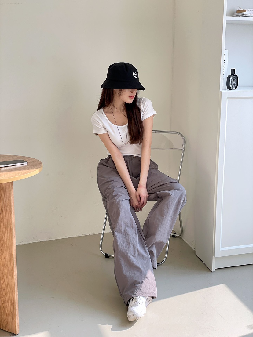 EMAR韓國㊣直郵東大門代購女裝新品推薦時尚熱賣人氣休閑褲EMAR休閑褲