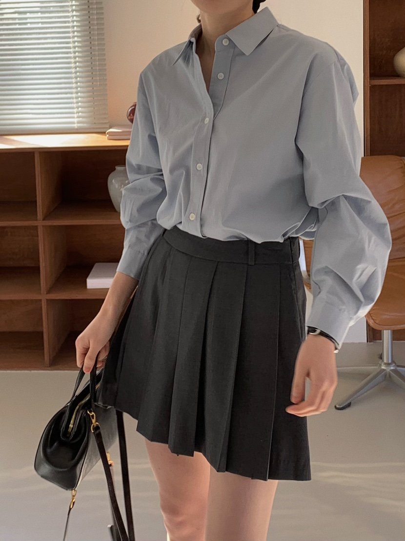 JUEDE東大門實拍女裝新款25春夏襯衫蕾絲衫JUEDE襯衫/蕾絲衫