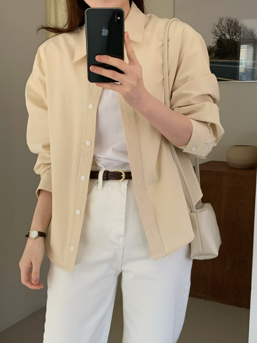 JUEDE東大門實拍女裝新款25春夏襯衫蕾絲衫JUEDE襯衫/蕾絲衫