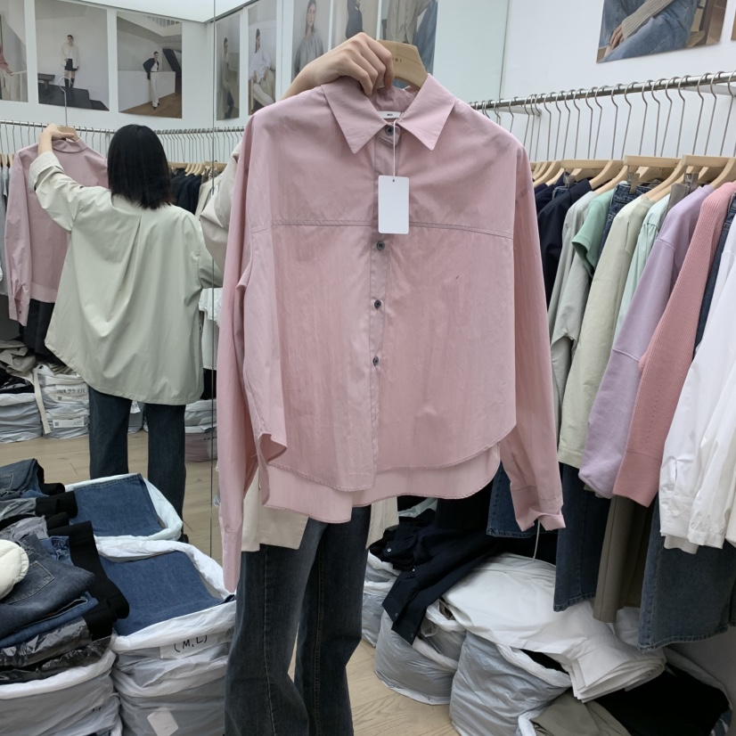 MOI-A東大門實拍女裝新品人氣推薦25春夏時尚真品襯衫蕾絲衫MOI-A襯衫/蕾絲衫圖色1