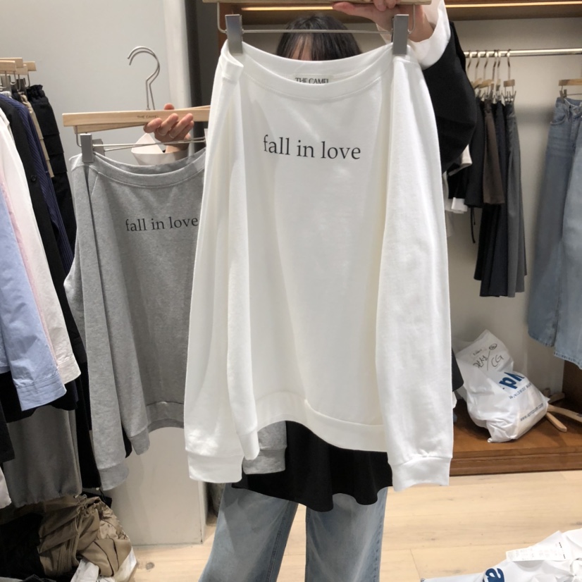 THE CAMEL直郵韓國代購㊣女裝新款熱賣長袖T恤the came_l 家長袖T恤圖色1