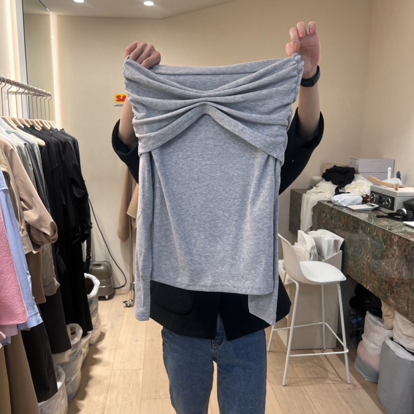 ARCHER韓國直郵㊣女裝新品時尚人氣推薦熱賣職業休閑長袖T恤ARCHER長袖T恤圖色2