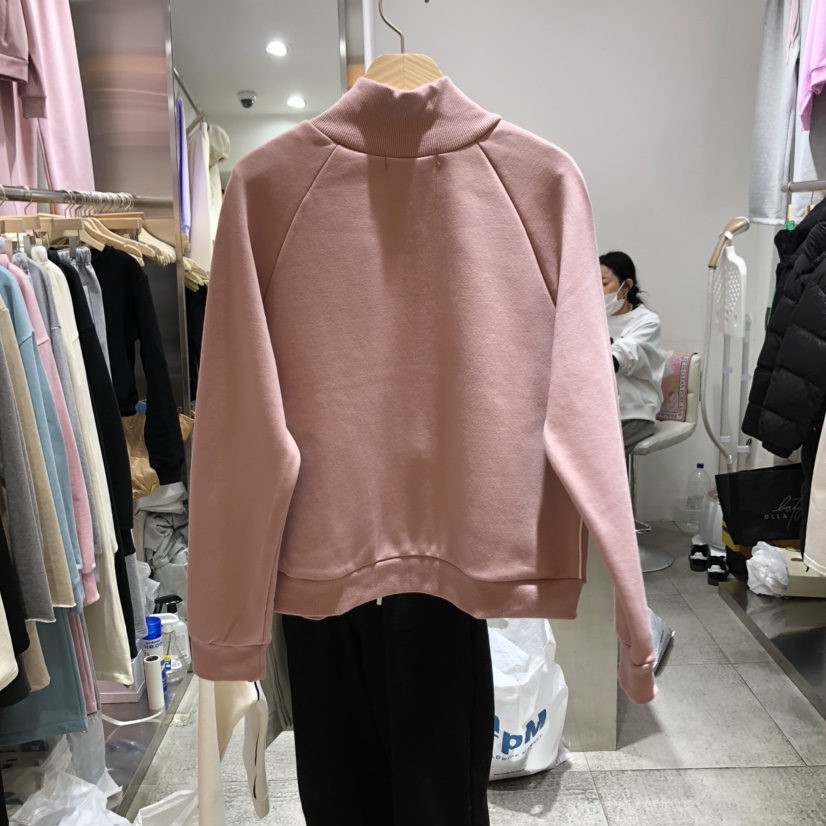 COKE CAKE韓國㊣直郵東大門代購女裝新款25春夏時尚衛衣拉鏈COKE CAKE衛衣