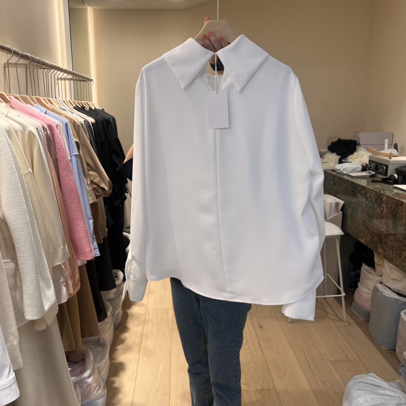ARCHER韓國直郵㊣東大門實拍女裝新品休閑職業25春夏襯衫蕾絲衫ARCHER襯衫/蕾絲衫