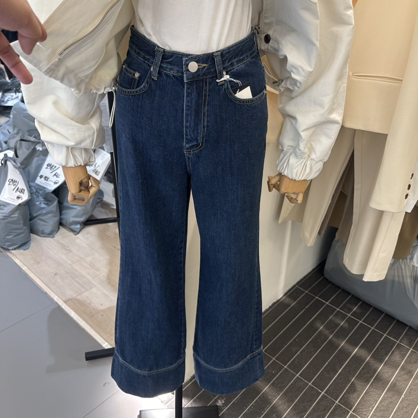 FIND-P韓國直郵㊣女裝新款25春夏職業推薦時尚休閑人氣牛仔褲FIND-P牛仔褲