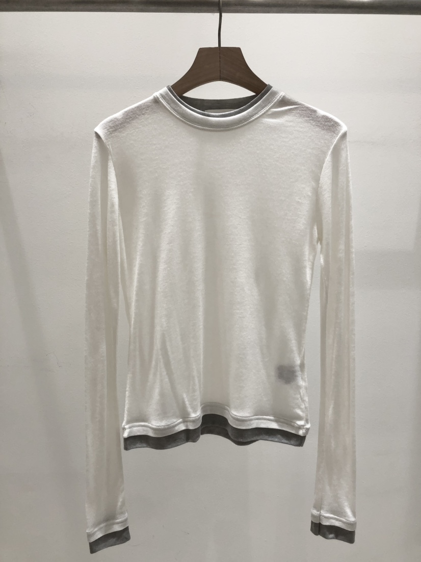 BIENBIEN韓國直郵㊣女裝新品職業25春夏休閑人氣時尚長袖T恤EYEL長袖T恤圖色1