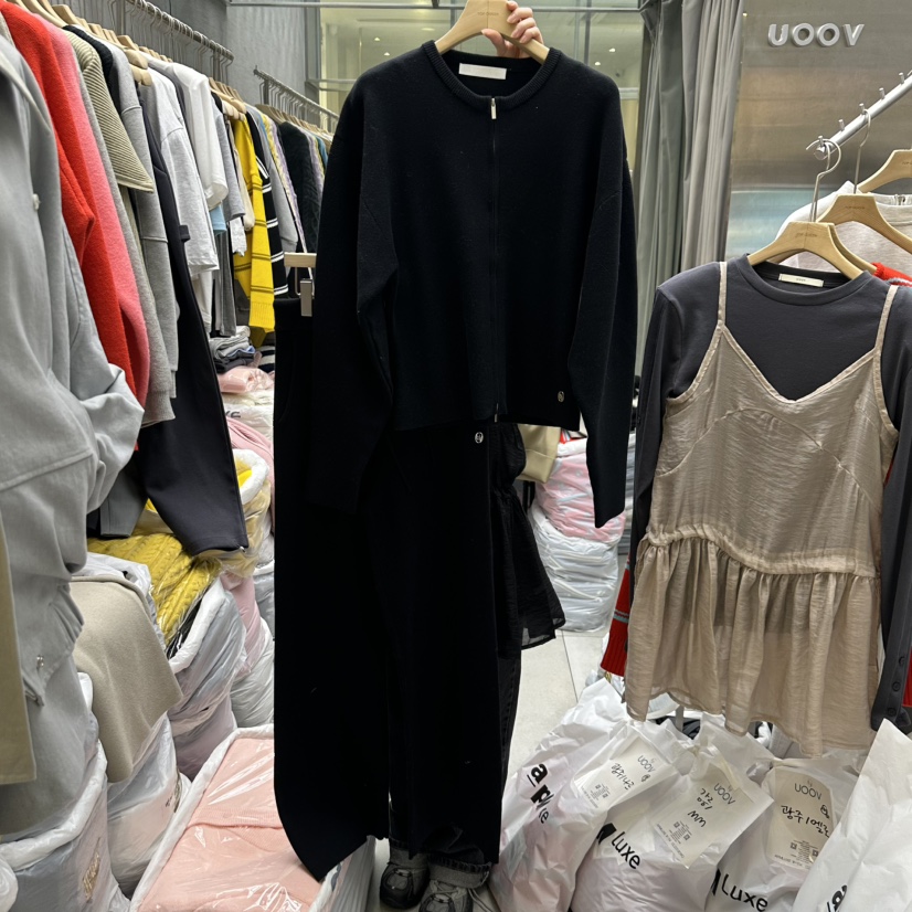 UOOV韓國直郵㊣女裝新款25春夏推薦職業休閑熱賣人氣時尚套裝UOOV套裝圖色2
