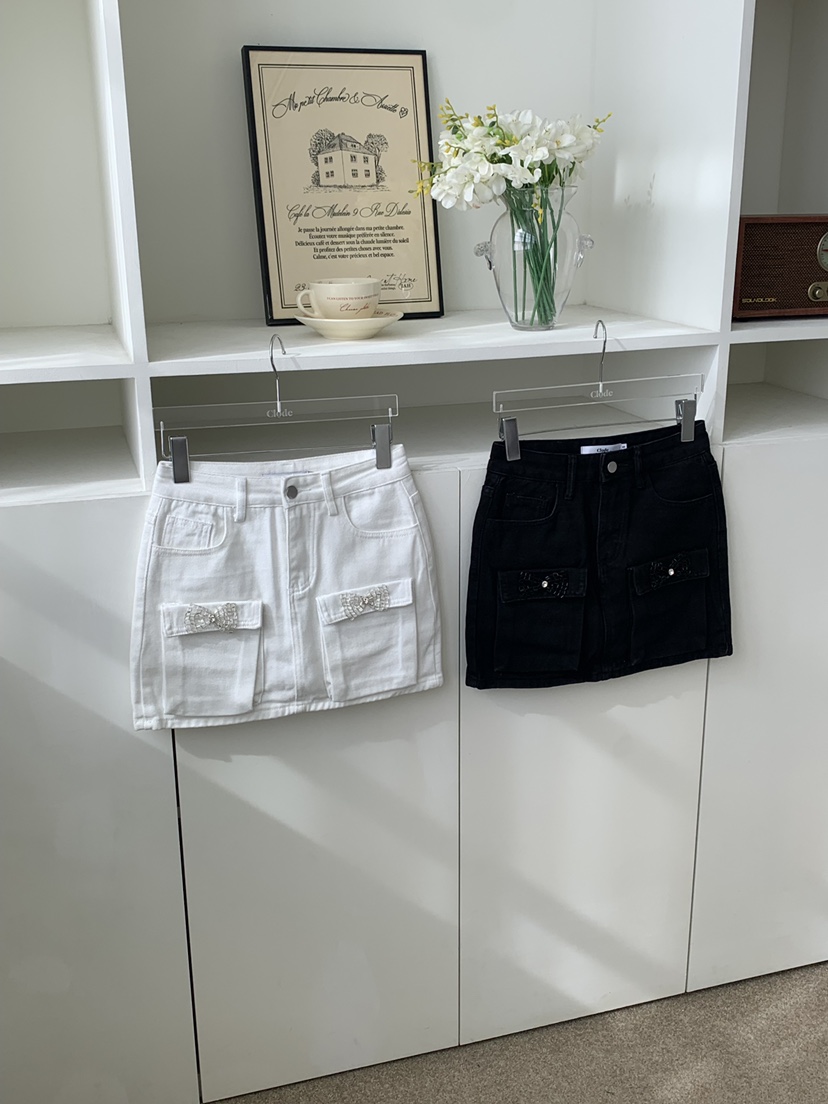 CLODE直郵韓國代購㊣女裝新款推薦熱賣職業25春夏裙褲蝴蝶結口袋CLODE裙褲