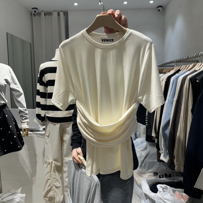 VENICE韓國㊣直郵東大門代購女裝新款時尚職業推薦休閑人氣T恤VENICET恤