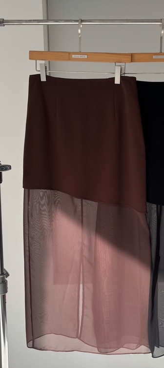 PARIS MATCH韓國直郵㊣東大門實拍女裝新款推薦休閑25春夏長裙PARIS MATCH長裙圖色1