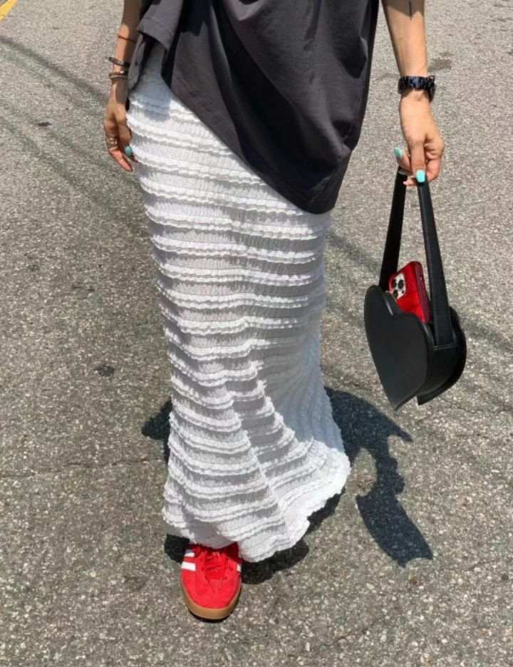 BELLINO293直郵韓國代購㊣女裝新品人氣熱賣推薦時尚休閑長裙BOBBIE DOLL長裙