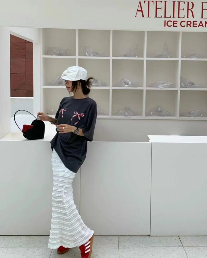BELLINO293直郵韓國代購㊣女裝新品人氣熱賣推薦時尚休閑長裙BOBBIE DOLL長裙