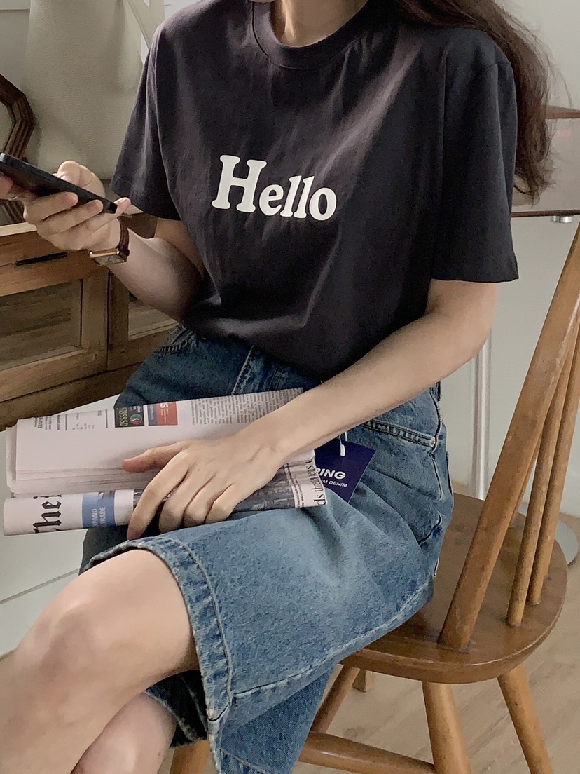 FORMSTUDIO直郵韓國代購㊣女裝新品時尚職業人氣休閑25春夏T恤FORMSTUDIOT恤
