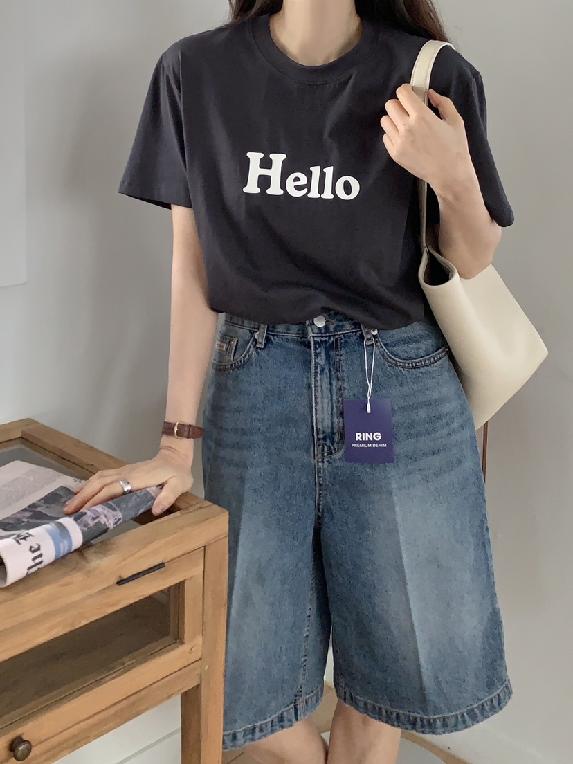 FORMSTUDIO直郵韓國代購㊣女裝新品時尚職業人氣休閑25春夏T恤FORMSTUDIOT恤