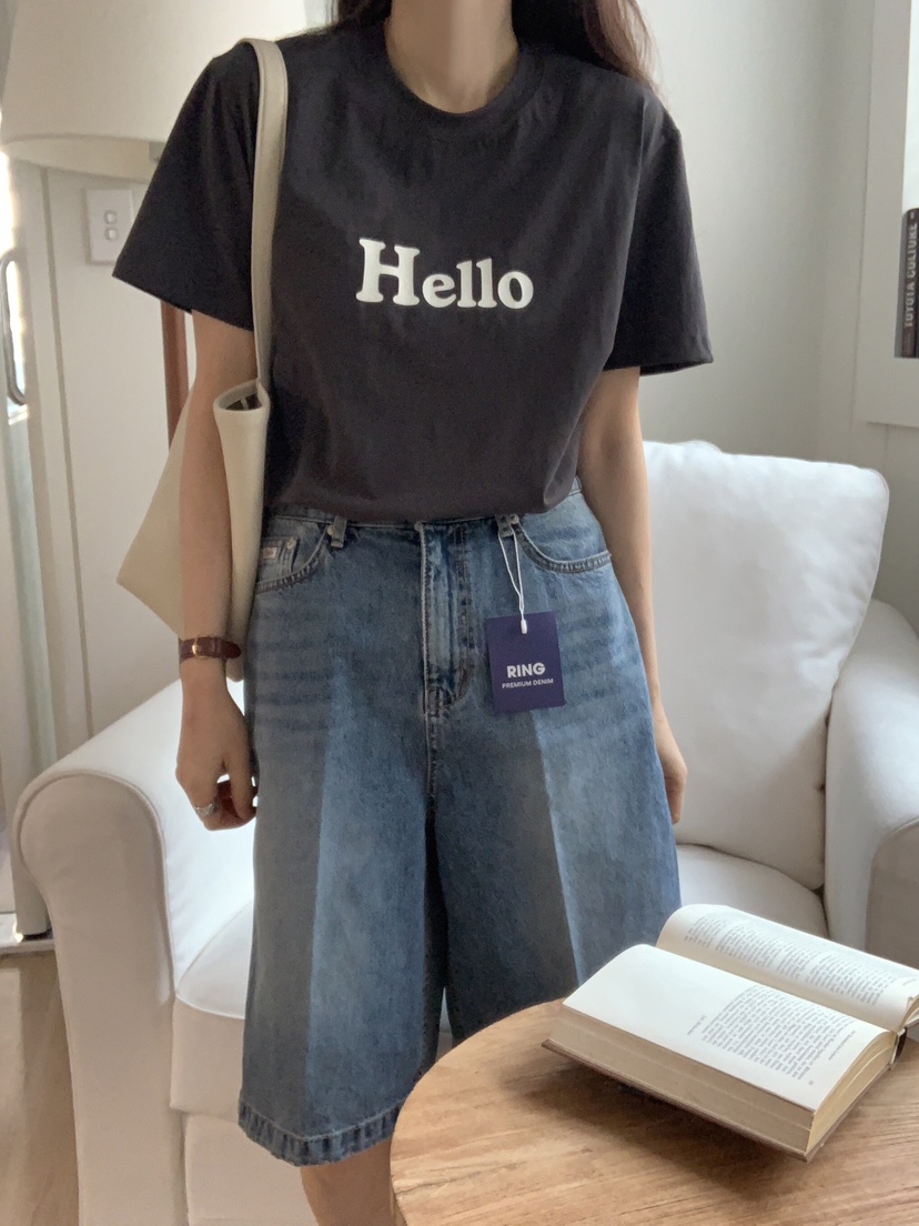 FORMSTUDIO直郵韓國代購㊣女裝新品時尚職業人氣休閑25春夏T恤FORMSTUDIOT恤