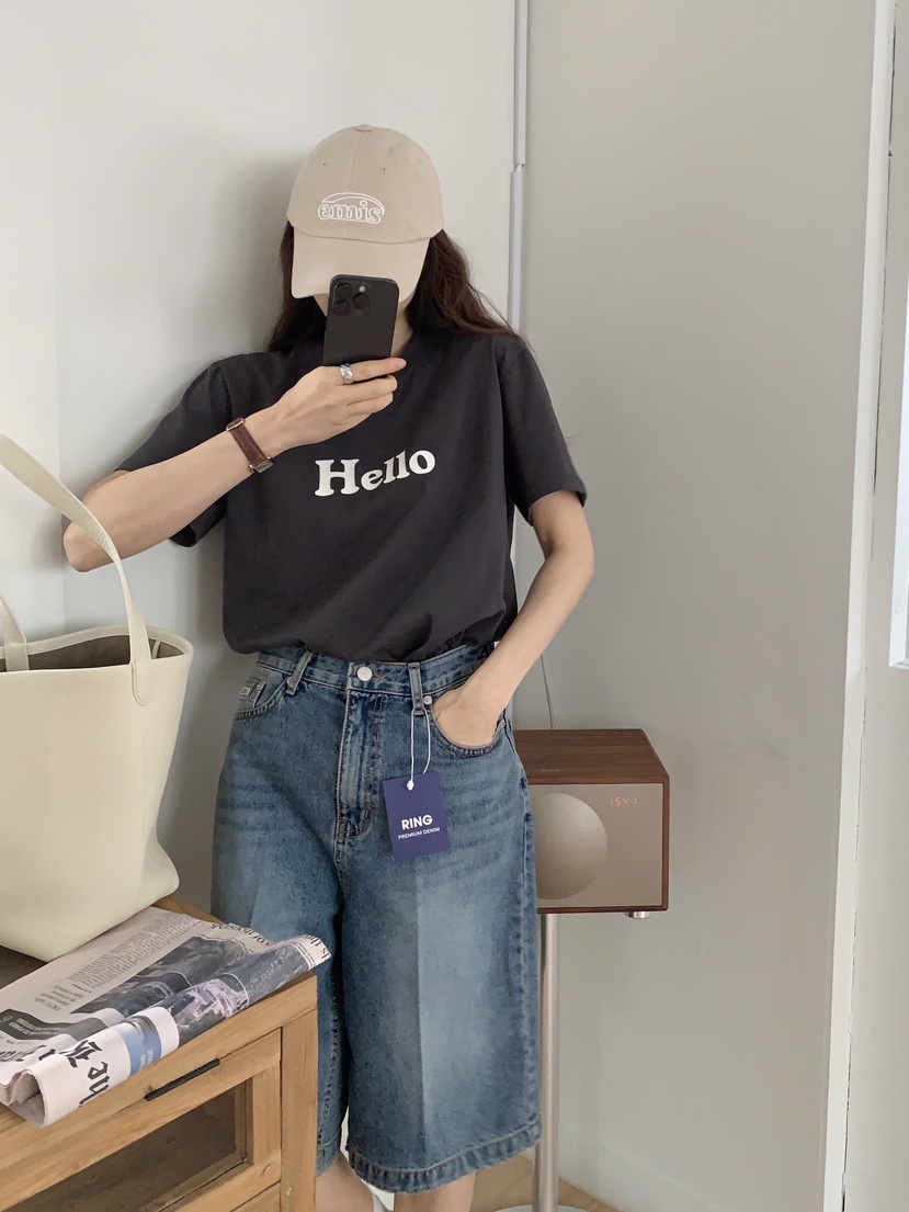FORMSTUDIO直郵韓國代購㊣女裝新品時尚職業人氣休閑25春夏T恤FORMSTUDIOT恤