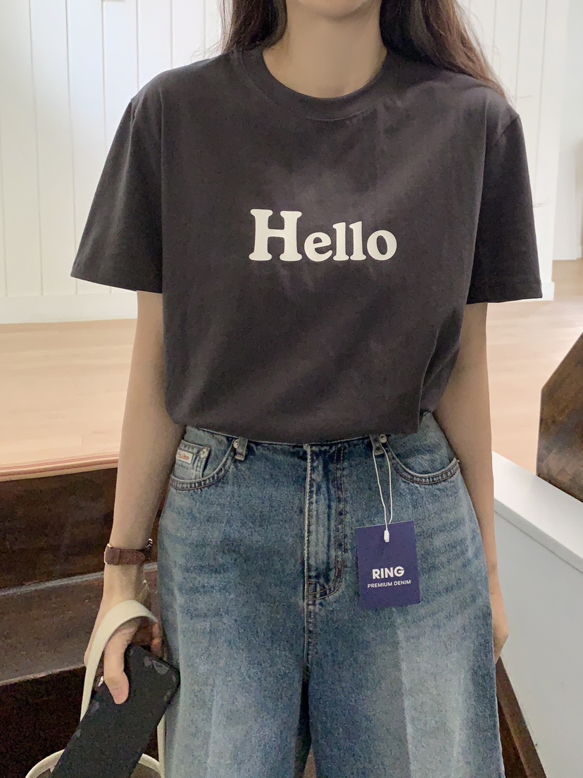 FORMSTUDIO直郵韓國代購㊣女裝新品時尚職業人氣休閑25春夏T恤FORMSTUDIOT恤圖色4