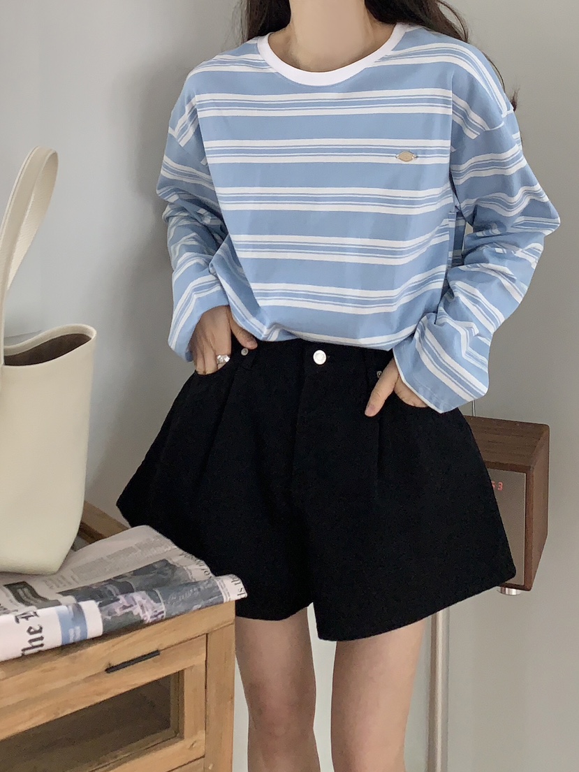 FORMSTUDIO直郵韓國代購㊣女裝新品熱賣25春夏人氣推薦長袖T恤FORMSTUDIO長袖T恤